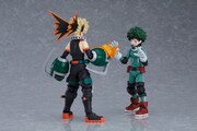 「figma 爆豪勝己」と「figma 緑谷出久」。