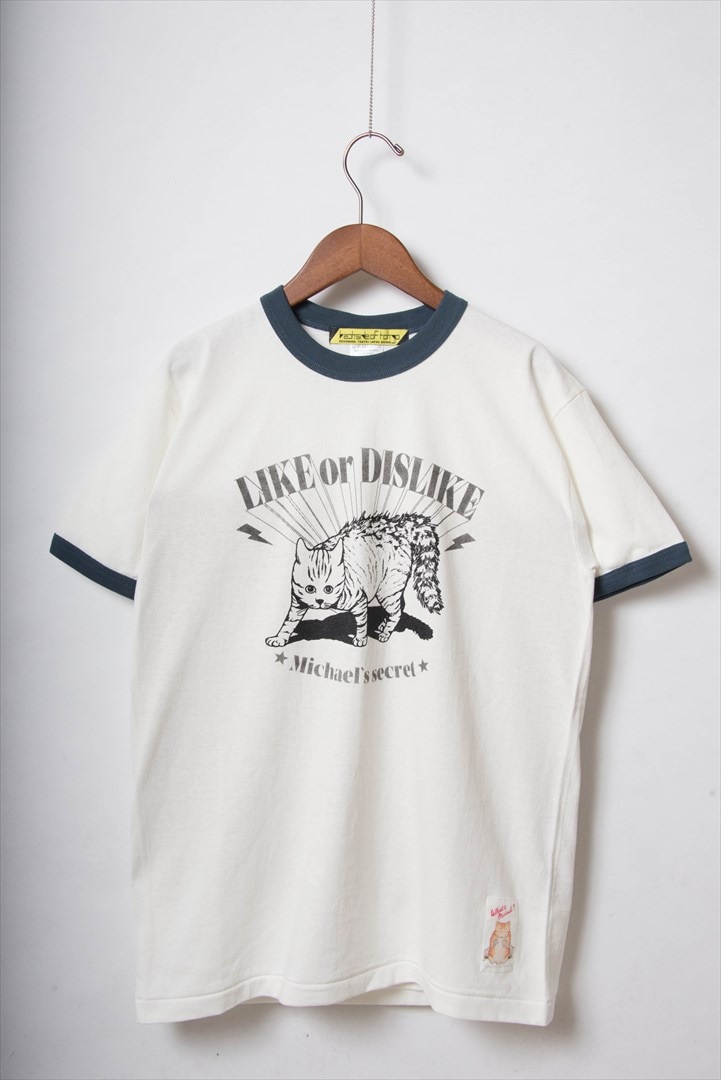 マイケル シークレット Tシャツ（ナチュラル×デニム）」 - 「ホワッツ