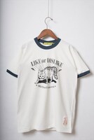 「マイケル シークレット Tシャツ（ナチュラル×デニム）」