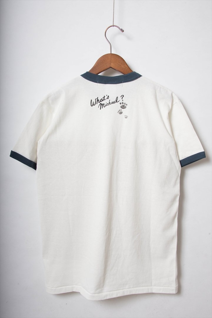 「マイケル シークレット Tシャツ（ナチュラル×デニム）」