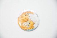 「マイケル おやすみ トートバッグ」に付属する缶バッジ。