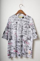 「コミック総柄 ビッグTシャツ」