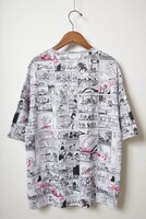 「コミック総柄 ビッグTシャツ」