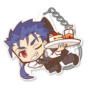 「ランサー アクリルつままれキーホルダー [衛宮さんちの今日のごはんVer.]」