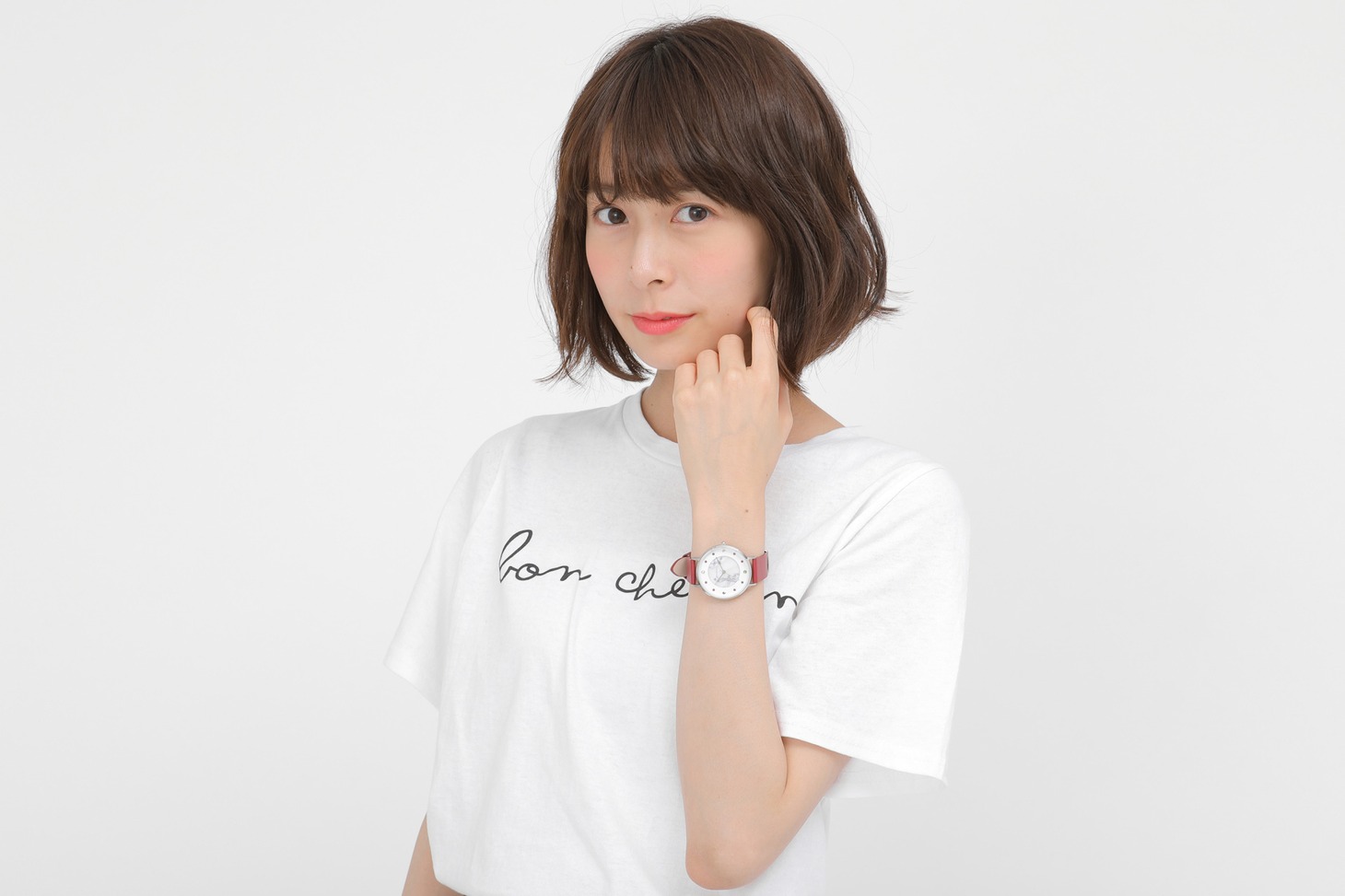 犬夜叉モデルの腕時計の使用イメージ。