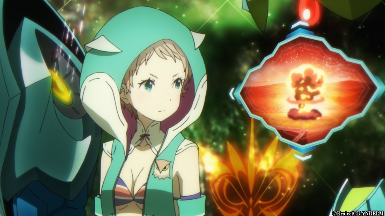 アニメ「グランベルム」第1話より。
