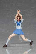 「figma 満艦飾マコ」。今にも「ハーレルヤ！」という歌が聞こえてきそうなポーズをとらせることもできる。