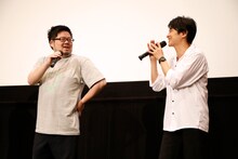 左から宇木敦哉監督、下野紘。