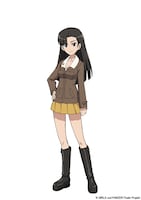 知波単学園の西絹代（CV：瀬戸麻沙美）。