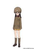 知波単学園の福田（CV：大空直美）。