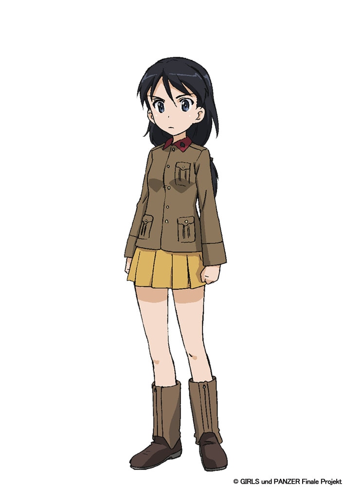 知波単学園の久保田（CV：大地葉）。