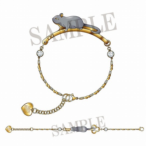 ネズミをモチーフにしたブレスレットのイメージ。