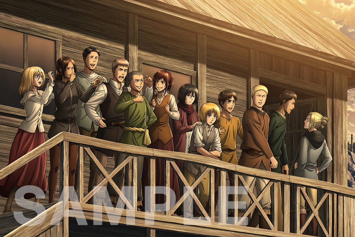 「進撃の巨人展FINAL」の描き下ろしアニメイラスト第2弾。
