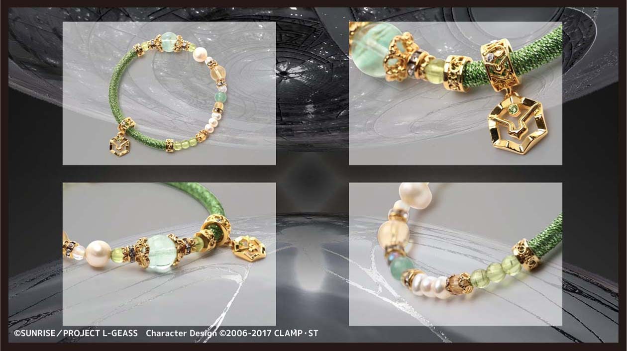 C.C.をイメージした天然石ブレスレット。