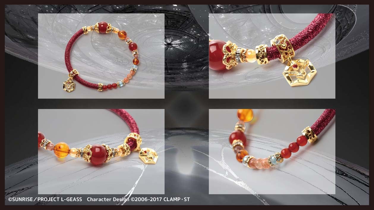 紅月カレンをイメージした天然石ブレスレット。