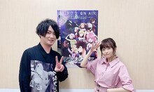 7月1日に行われた先行上映イベントより。左からカナタ・ホシジマ役の細谷佳正、アリエス・スプリング役の水瀬いのり。