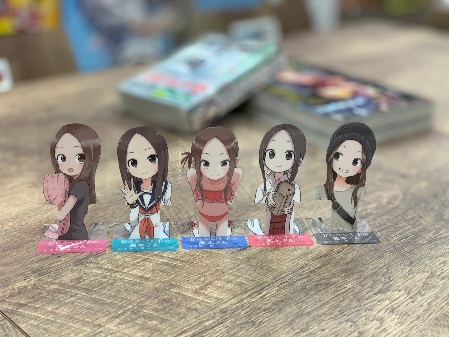 「からかい上手の高木さんフェア」でもらえる「ジオラマしおり」。