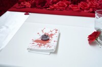 「すっぽんの生き血とトマトのメレンゲ」