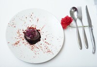 「鹿肉の内もものロースト」