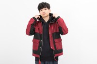 「切島鋭児郎モデル マウンテンパーカー」着用イメージ