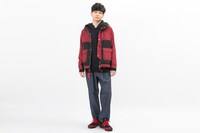 「切島鋭児郎モデル マウンテンパーカー」「切島鋭児郎モデル スニーカー」着用イメージ