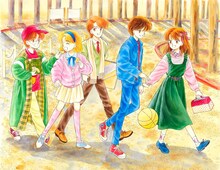 柊あおい「星の瞳のシルエット」の原画。(c)柊あおい/集英社