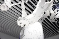 「進撃の巨人展FINAL」の様子。