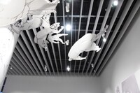 「進撃の巨人展FINAL」の様子。