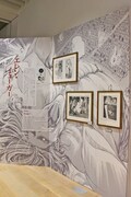 「進撃の巨人展FINAL」の様子。
