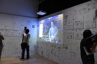 「進撃の巨人展FINAL」の様子。