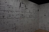 「進撃の巨人展FINAL」の様子。