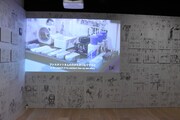 「進撃の巨人展FINAL」の様子。