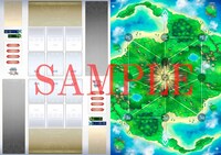 付録の体験セットに含まれているプレイシート。