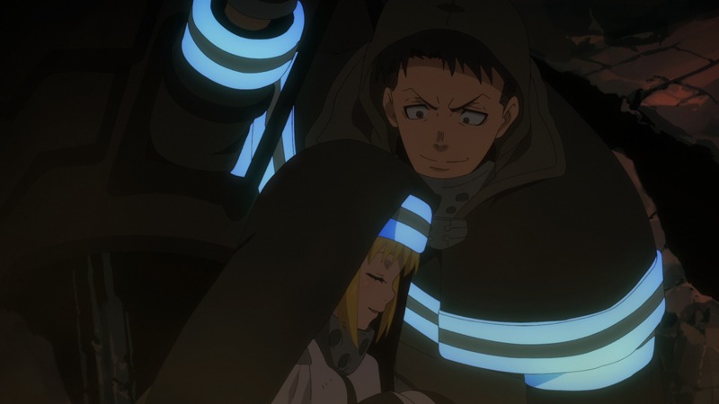 アニメ「炎炎ノ消防隊」ノンクレジットオープニング映像より。