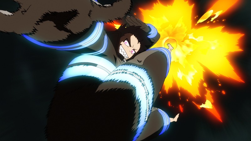 アニメ「炎炎ノ消防隊」ノンクレジットオープニング映像より。