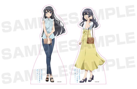 抽選会のA賞賞品となる「描き下ろしミニスタンディ」。全2種が用意された。