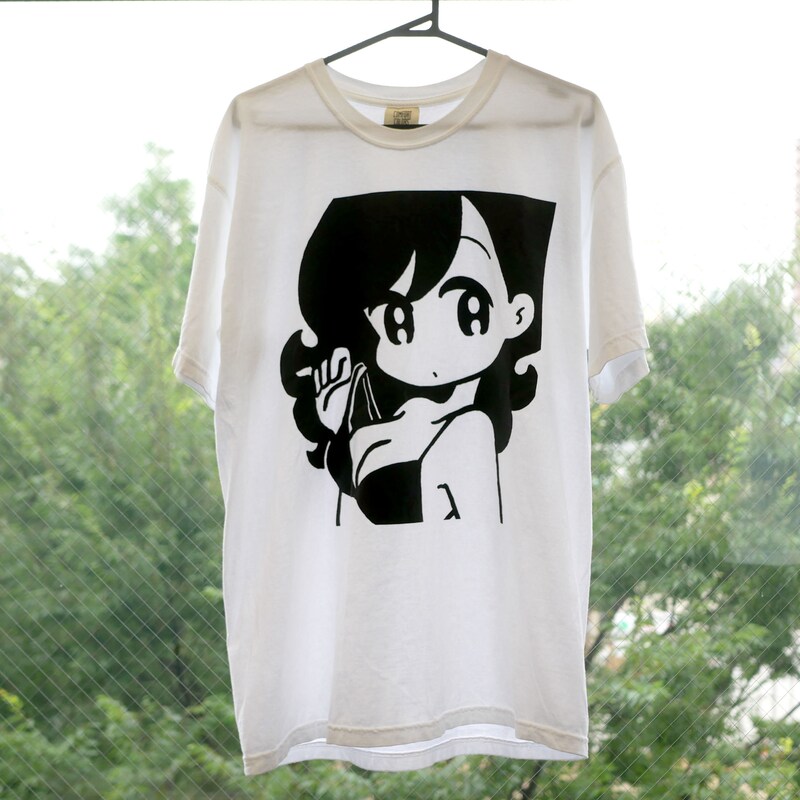 「conix cover girl T-shirt "Face"」