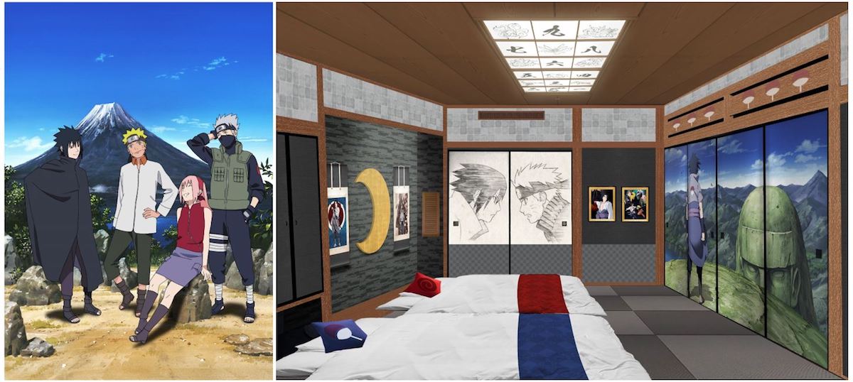 富士急の“木ノ葉隠れの里”がオープン間近、隣接ホテルに「NARUTO」ルーム