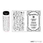 グラフアートデザインのクリアボトル。