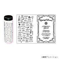 グラフアートデザインのクリアボトル。