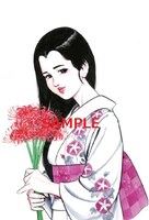 会場で販売されるポストカード（3枚セット）。