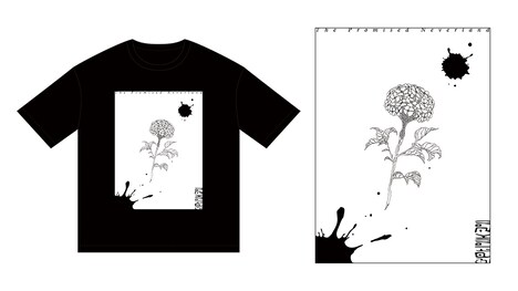 「約束のネバーランドTシャツ Flower」