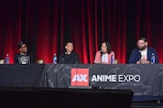 「Anime Expo 2019」で行われたトークイベントの様子。「Levius」の制作を手がけるポリゴン・ピクチュアズ代表取締役の塩田周三（左から3番目）も参加した。