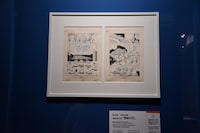 「 特別展『三国志』」より、横山光輝「三国志」の原画。