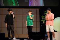 左から櫻井孝宏、入野自由、立川譲。