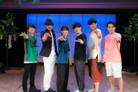 左から入野自由、大塚明夫、伊藤節生、櫻井孝宏、星野貴紀、立川譲監督。