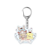 「サンリオキャラクターズの祝福を受けた探窟隊セット」のアクリルキーホルダー。