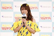 東京ガスによる新CM発表会の様子。