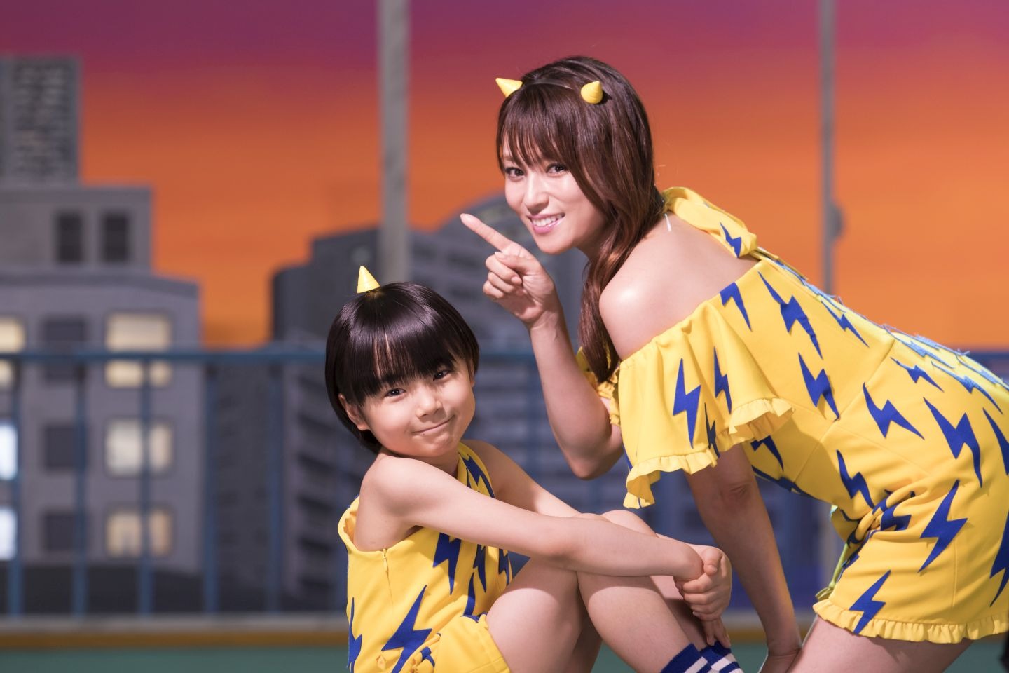 東京ガスのCM「『電気代にうる星やつら/ 登場』篇」のメイキングより。