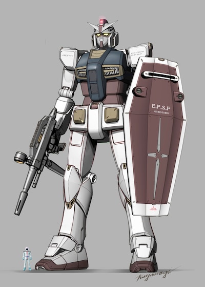 KEN OKUYAMA DESIGNによる「RX-78-2 ガンダム」。